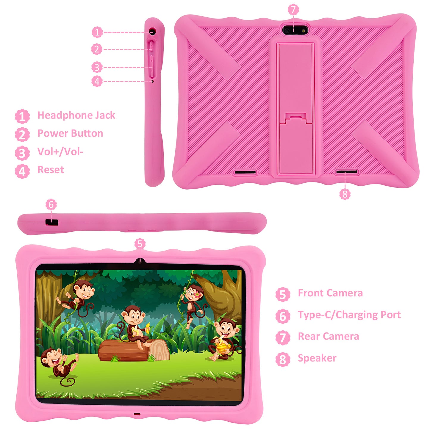 Veidoo 10 inch Kids Tablet