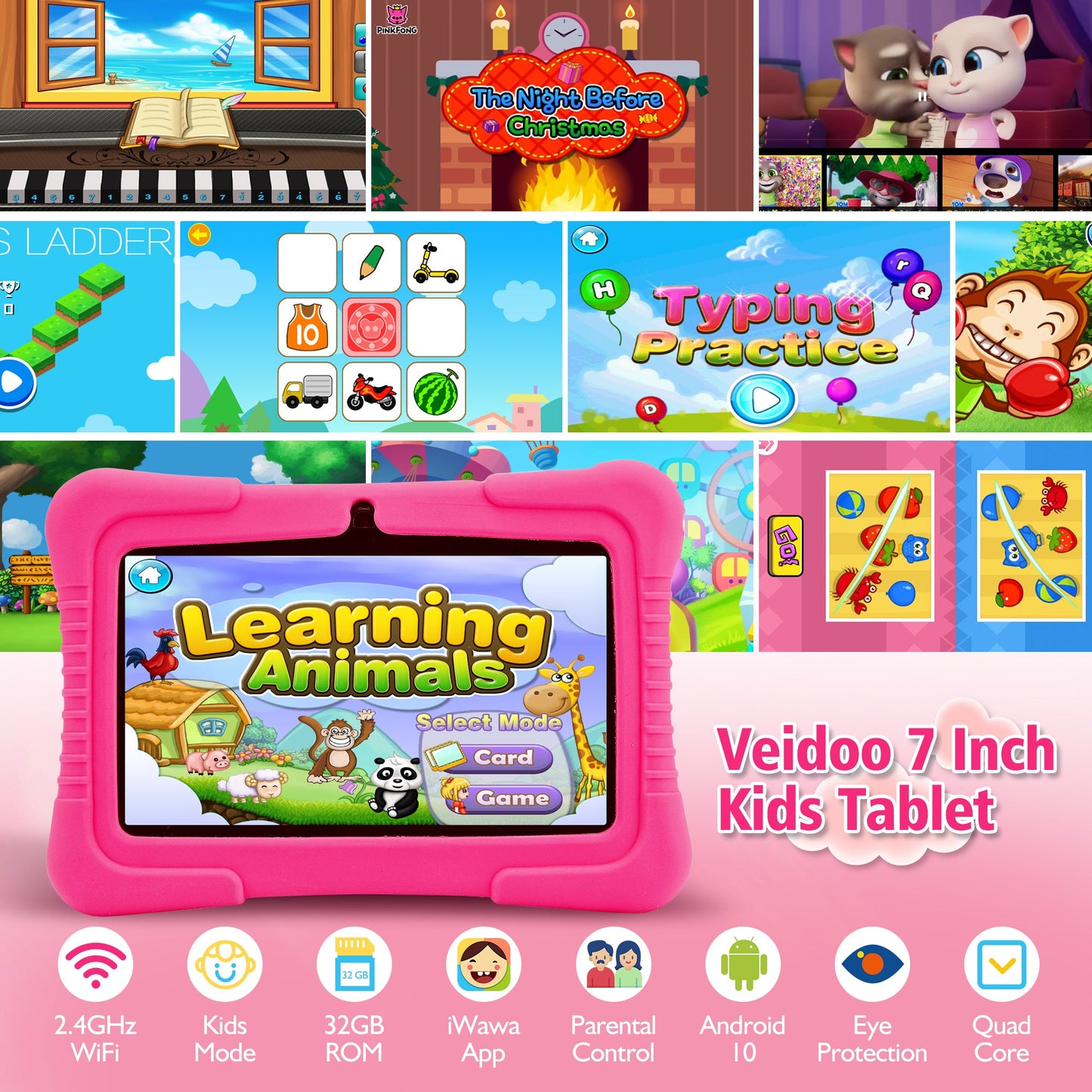 Veidoo 7 inch Kids Tablet